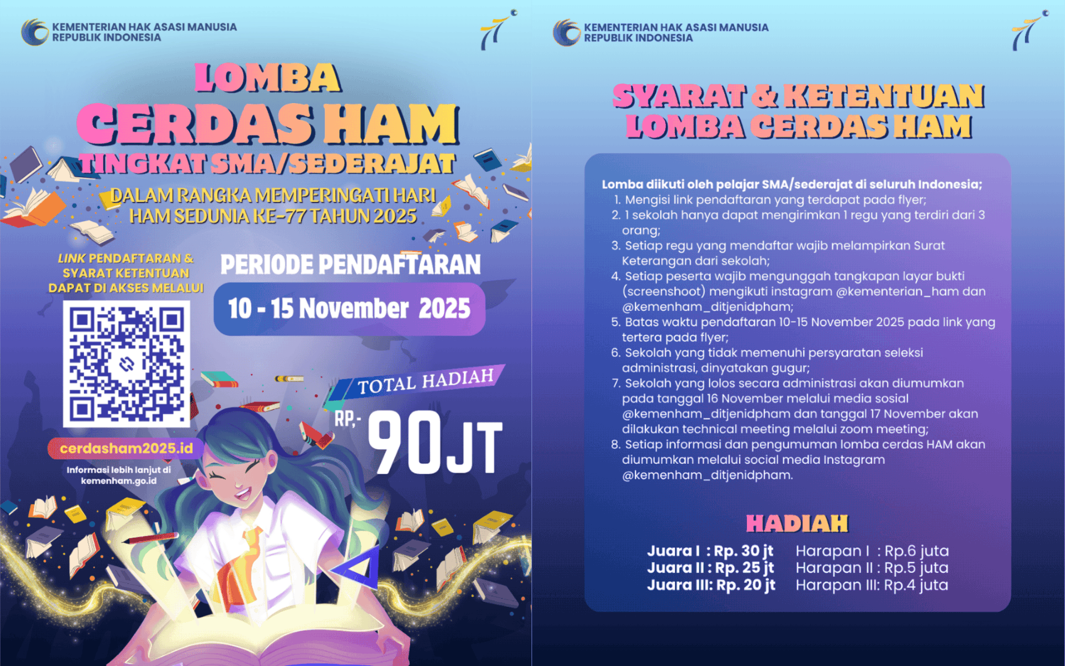 Lomba Cerdas HAM Tingkat SMA/Sederajat Tahun 2025
