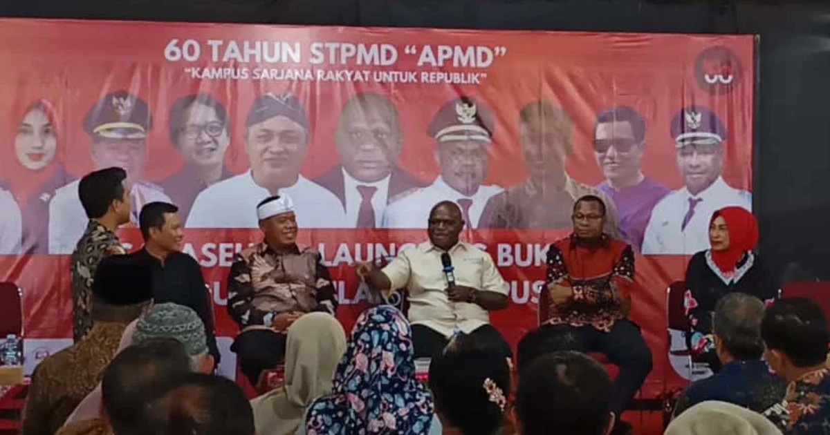 Hadiri 60 Tahun STPMD “APMD” Yogyakarta, Menteri HAM Natalius Pigai Tekankan Nilai HAM dalam Pembangunan Manusia