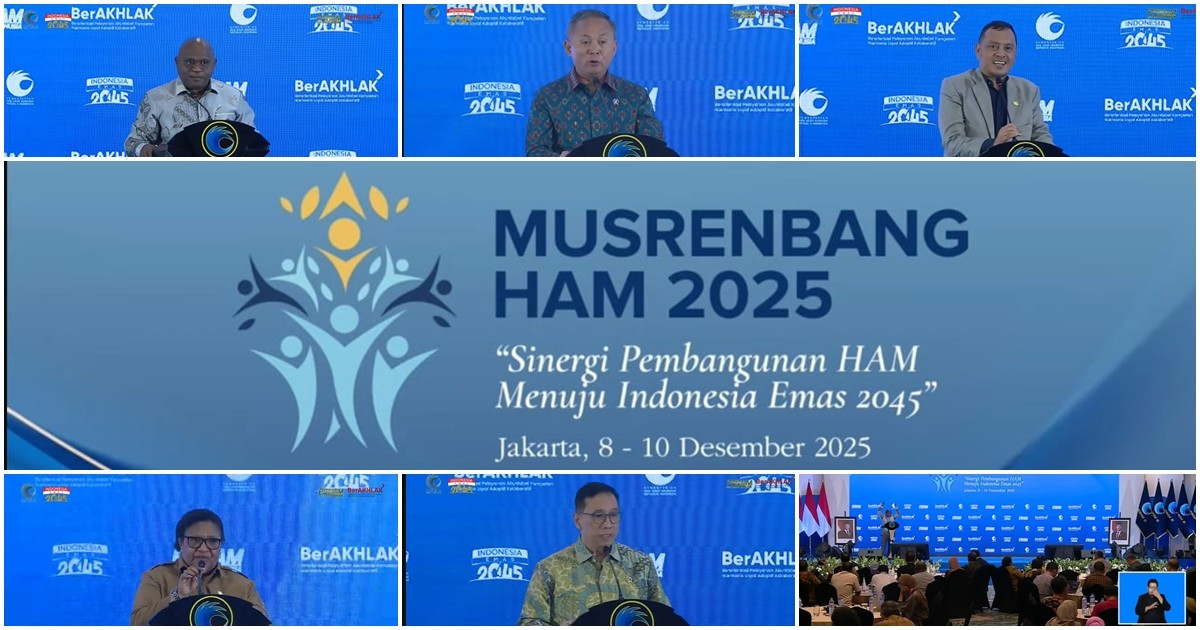 Menteri HAM Natalius Pigai: HAM sebagai Aset Intangible, Negara Perlu Kokohkan Pancasila–Demokrasi–HAM dalam Pembangunan Nasional