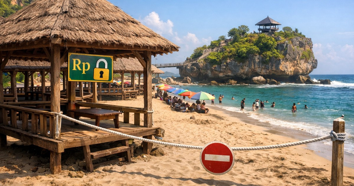 Tarif Gazebo Pantai Drini dan Ancaman Hak atas Akses Ruang Publik