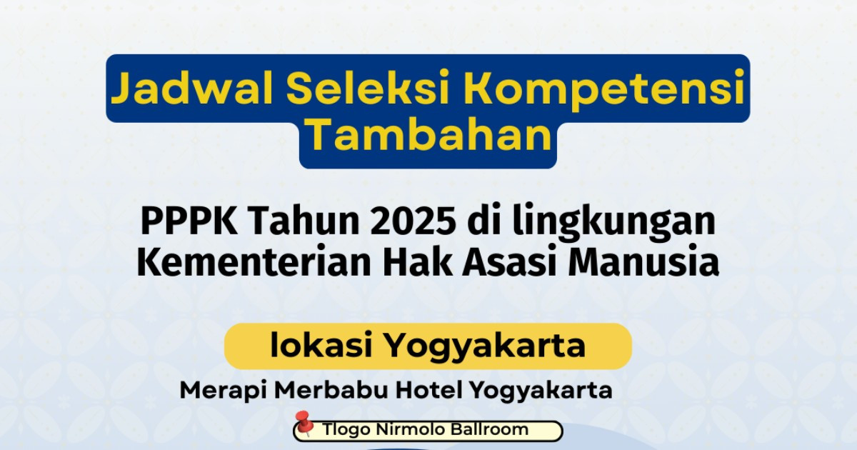 129 Peserta Siap Ikuti SKTT PPPK Kementerian HAM di Yogyakarta