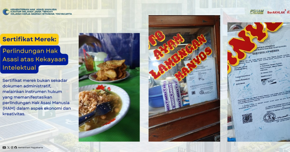 Sertifikat Merek sebagai Instrumen Perlindungan HAM